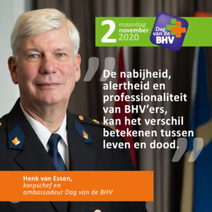 Henk van Essen Ambassadeur Dag van de BHV